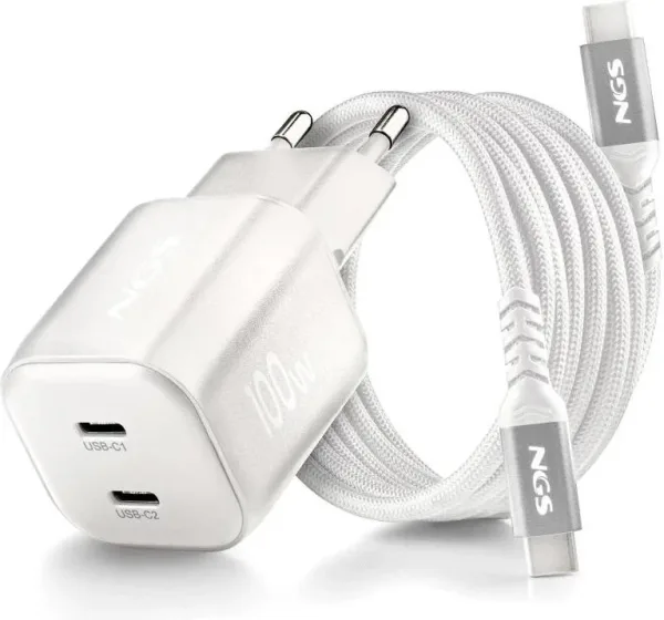 NGS Carg Nano GAN 100W PD3.0 TIPOC UltraRáp. White
