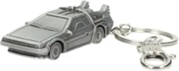 Llavero figurativo SD toys regreso al futuro delorean metalico