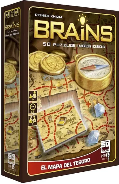 Juego de mesa brains mapa del tesoro pegi 8