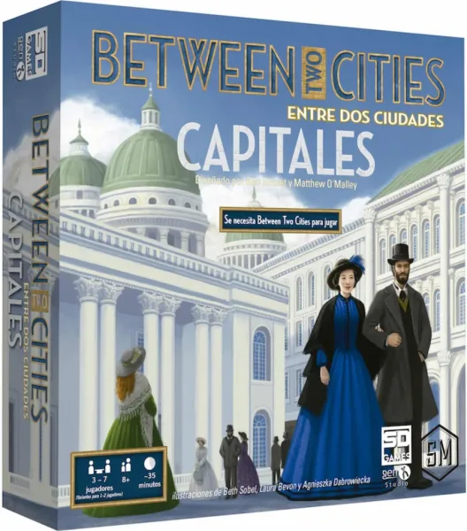 Juego de mesa between two cities entre dos ciudades capitales pegi 8