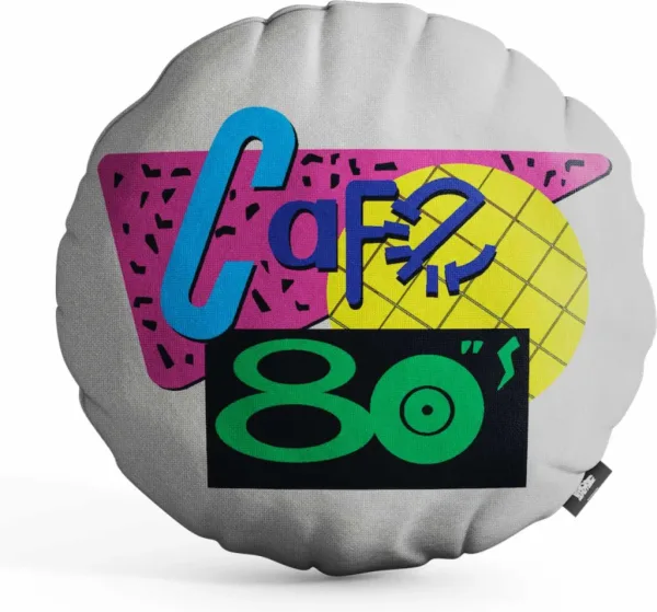 Cojin SD toys regreso al futuro cafe 80 envasado vacio