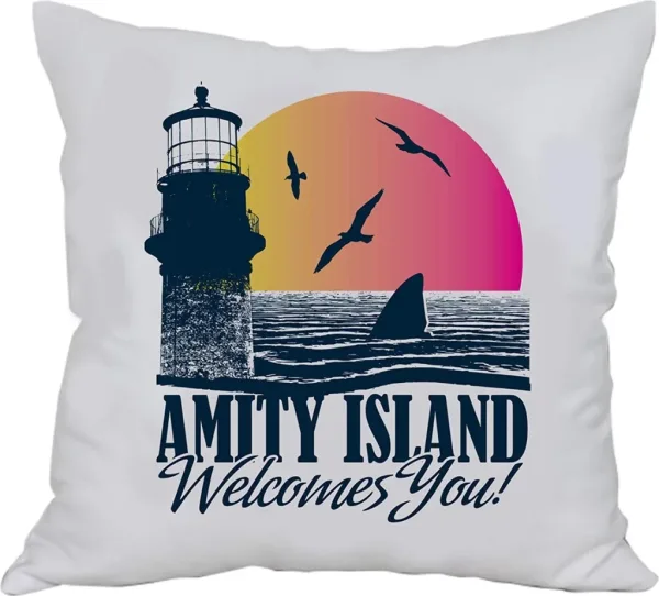 Cojin SD toys tiburon amity island envasado vacio