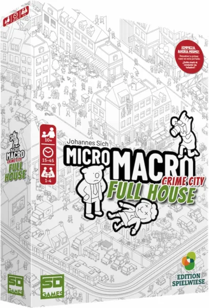 Juego de mesa micro macro full house pegi 10
