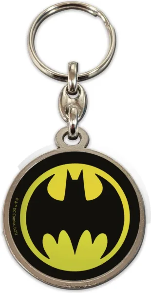 Llavero redondo metal SD toys logo batman universo DC