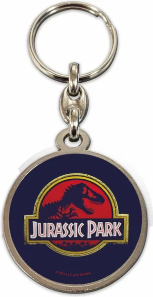 Llavero redondo logo pelicula jurassic park