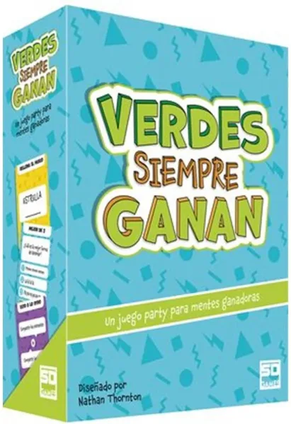 Juego de mesa verdes siempre ganan