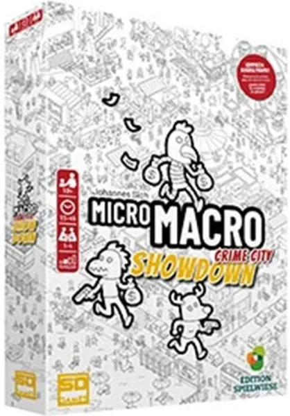 Juego de mesa micro macro. showdown