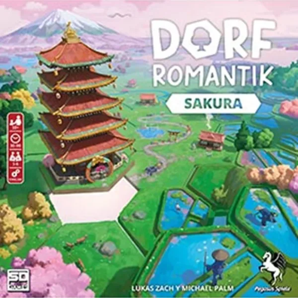 Juego de mesa dorfromantik sakura