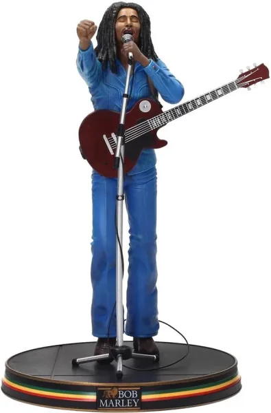 Bob marley concierto rainbow'77  figura 18 cm bob marley