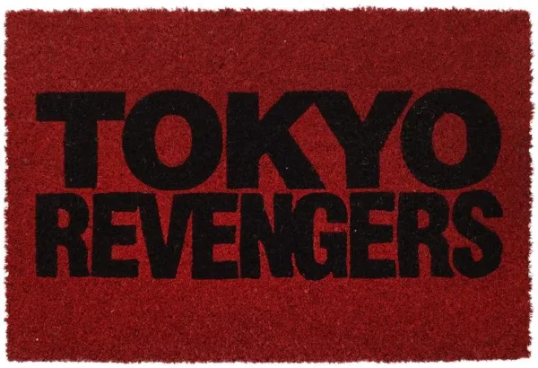 Felpudo 60x40 cm logo sobre rojo tokyo revengers