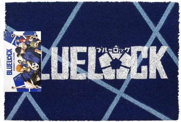 Felpudo 60x40 cm logo blue lock