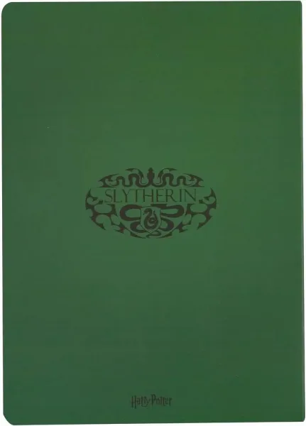 Slytherin cuaderno tapa blanda harry potter
