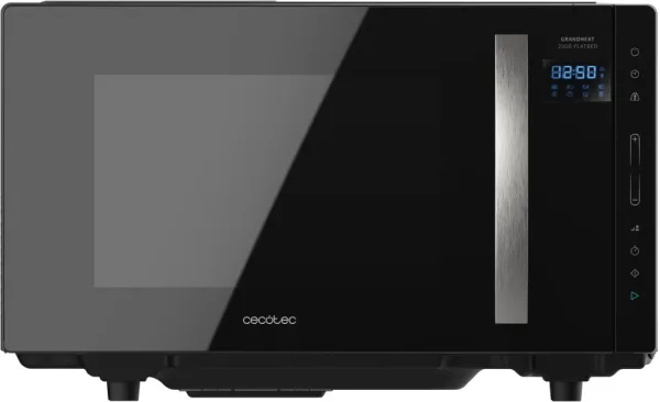 Microondas Cecotec sin Plato Grandheat 2300 Flatbed Touch Black