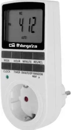 Programador de Enchufe Orbegozo PG 25/ Potencia Máxima 3680W