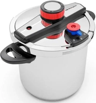 Olla a Presión Orbegozo HP 8200/ 8L/ Acero Inoxidable/ Apta para Inducción