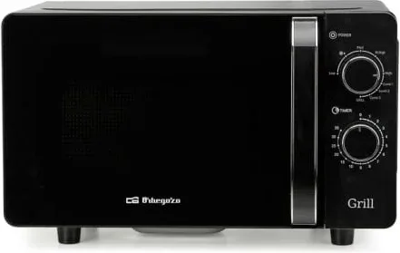 Microondas Orbegozo MIG 2071 CE/ 700W/ Capacidad 20L/ Función Grill/ Negro