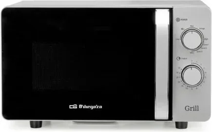 Microondas Orbegozo MIG 2072 CE/ 700W/ Capacidad 20L/ Función Grill/ Gris