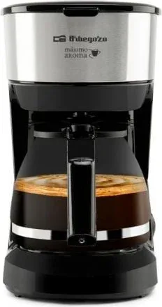 Cafetera de Goteo Orbegozo CG 4506/ 6 Tazas/ Negra y Plata