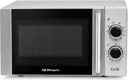 Microondas Orbegozo MIG 2082/ 700W/ Capacidad 20L/ Función Grill/ Gris