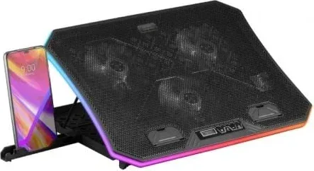 Soporte Refrigerante Mars Gaming MNBC6 para Portátiles hasta 19"/ Iluminación LED