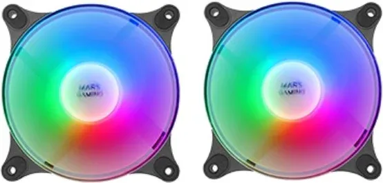 Ventilador Auxiliar Mfduo 12 Frgb Mars Gaming