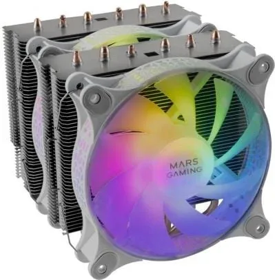 Ventilador con Disipador Mars Gaming MCPU-XTW/ 12cm/ Blanco