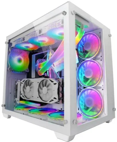 Caja Torre E-Atx Xxl Mcv3 Blanco Mars Gaming