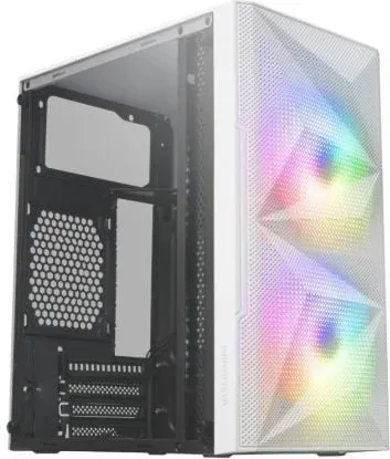 Caja Gaming Minitorre Mars Gaming MC-ME/ Blanca