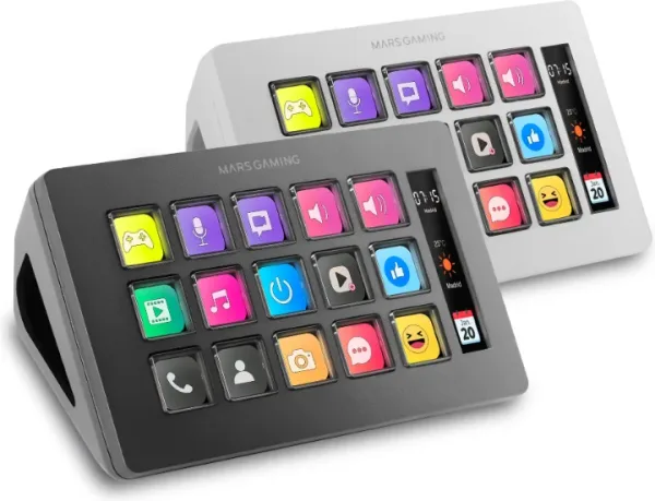 Plataforma de Control Delgada Msd-One Negro Mars Gaming