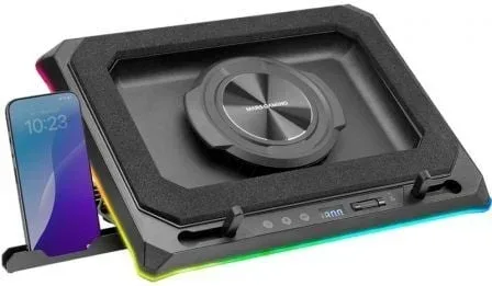 Soporte Refrigerante Mars Gaming MNBC-ULTRA para Portátiles hasta 18"/ Iluminación LED