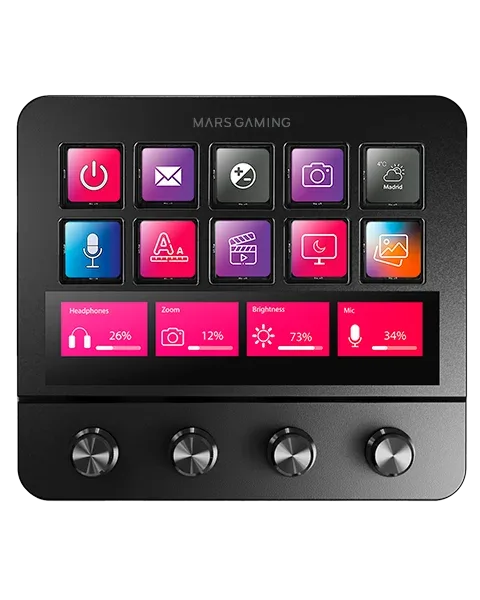 Plataforma de Control Msd-Pro Negro Mars Gaming