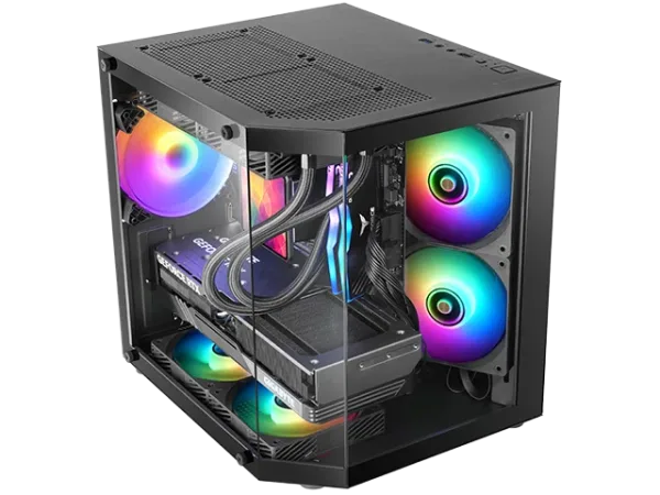 Caja Minitorre Atx Mc-3Tlite Negro Mars Gaming