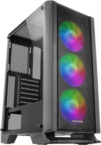 Caja Semitorre Atx Mc-Lcdx Negro Mars Gaming