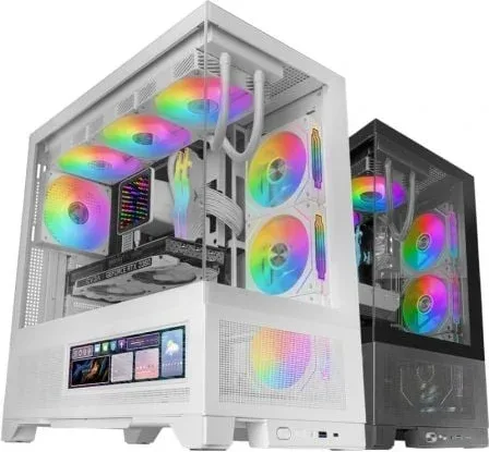 Caja Semitorre Atx Mc-Lcdx Blanco Mars Gaming