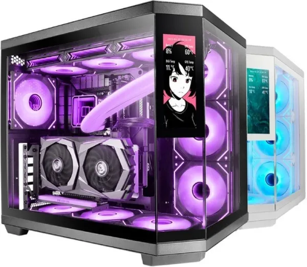 Caja Microatx Mc3T Corelcd Negro Mars Gaming