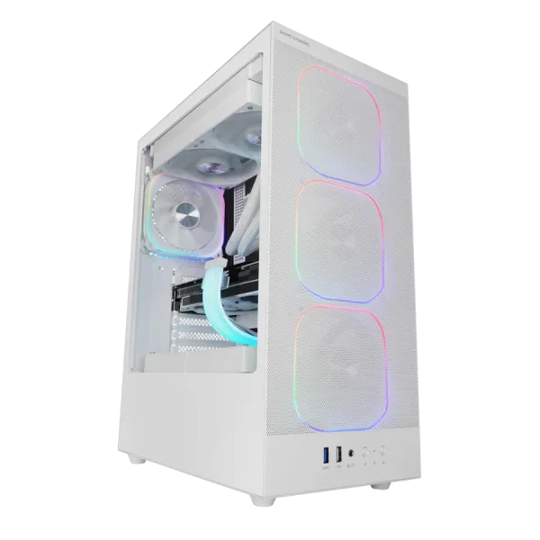 Caja Semitorre Atx Mc-Nebula Blanco Mars Gaming