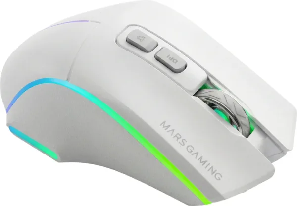 Raton Optico Mmwvector Blanco Mars Gaming