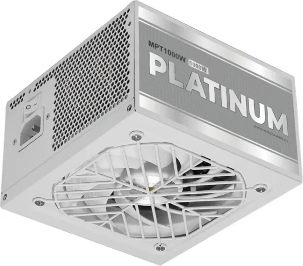 Fuente de Alimentación Mars Gaming MPT850/ 850W/ Ventilador 14cm/ ATX 3.1/ PCIe 5.1/ 80 Plus Platinum/ Blanca
