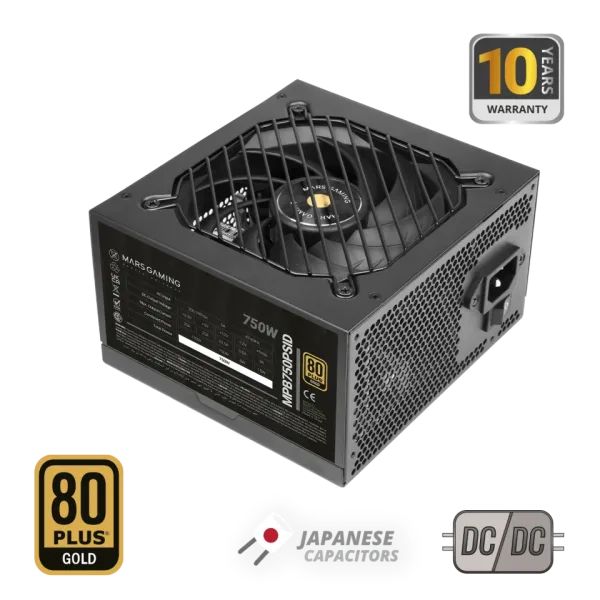 Fuente Alim.750W Si 80+ Mars Gaming