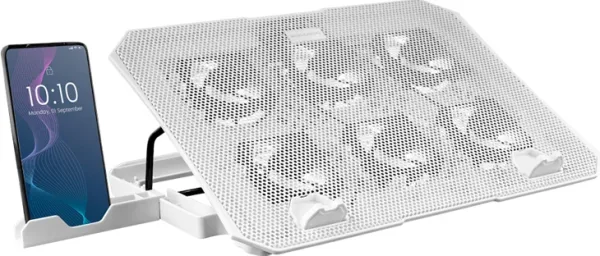 Notebook Cooler Stand Mnbc2W RGB Blanco Mars Gaming