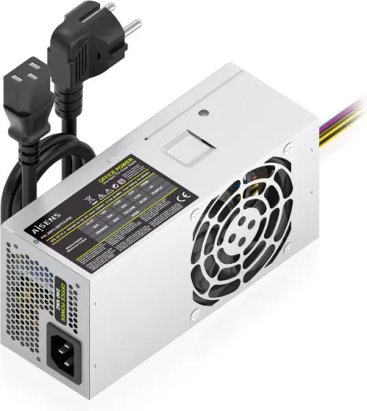 Fuente de Alimentación TFX Aisens ASPC-500TFX-PSE/ 500W/ Ventilador 8cm