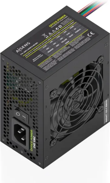 Fuente de Alimentación SFX Aisens ASPC-500SFX-SEOBK/ 500W/ Ventilador 8cm