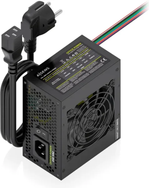 Fuente de Alimentación SFX Aisens ASPC-500SFX-PSEBK/ 500W/ Ventilador 8cm