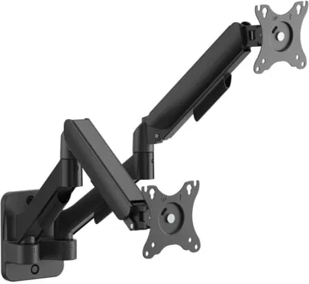 Soporte de Pared con Contrapeso para 2 Monitores o TV Aisens WT32TSR-479/ Giratorio/ Inclinable/ hasta 9kg