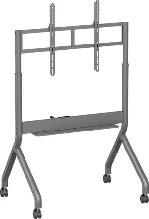Soporte de Suelo Inclinable/ Giratorio con Ruedas y Manivela Aisens FT90E-469 para TV 55-90"/ hasta 90kg