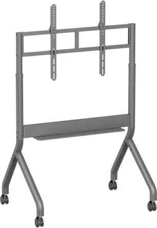 Soporte de Suelo Motorizado/ Inclinable/ Giratorio con Ruedas y Manivela Aisens FTF90E-467 para TV 55-90"/ hasta 90kg