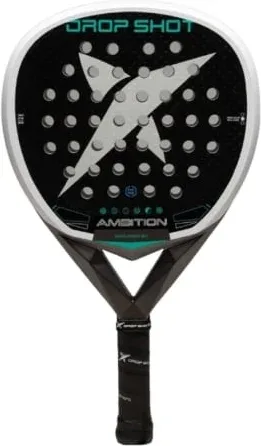 Pala de Pádel Drop Shot Explorer 9.0 2026/ Negra y Blanca