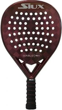 Pala de Pádel Siux Diablo Pro 4 (Tino Libaak)/ Roja