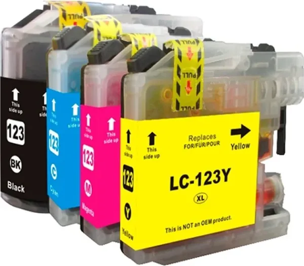 INKOEM Cartucho Compatible Brother LC123XL Amarill