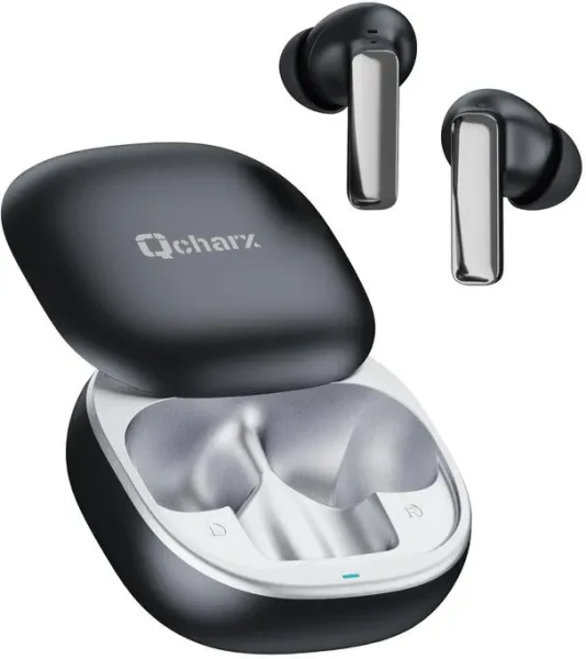 Auriculares qcharx buds slide anc + enc Bluetooth negro